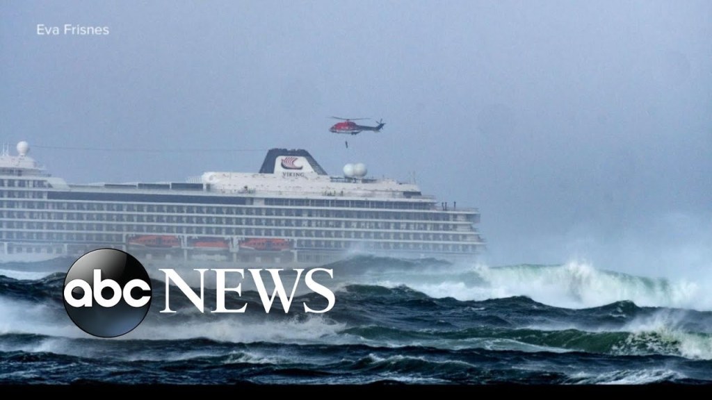 cruise ship in rough water - A cruise ship issued a mayday during rough seas off the coast of Norway