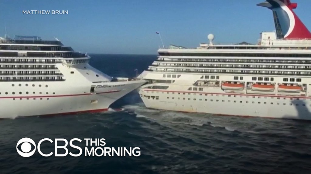 carnival cruise ship sinks - Carnival cruise ships collide at Mexican port