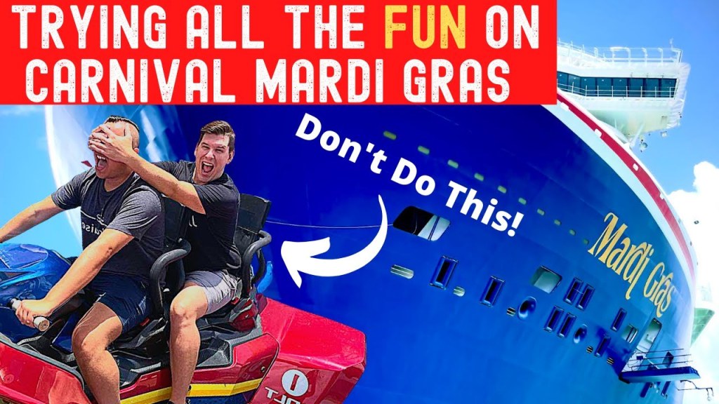 things to do on the mardi gras cruise ship - Carnival Mardi Gras   We Try Every FUN Activity Aboard  First Roller  Coaster at Sea BOLT!