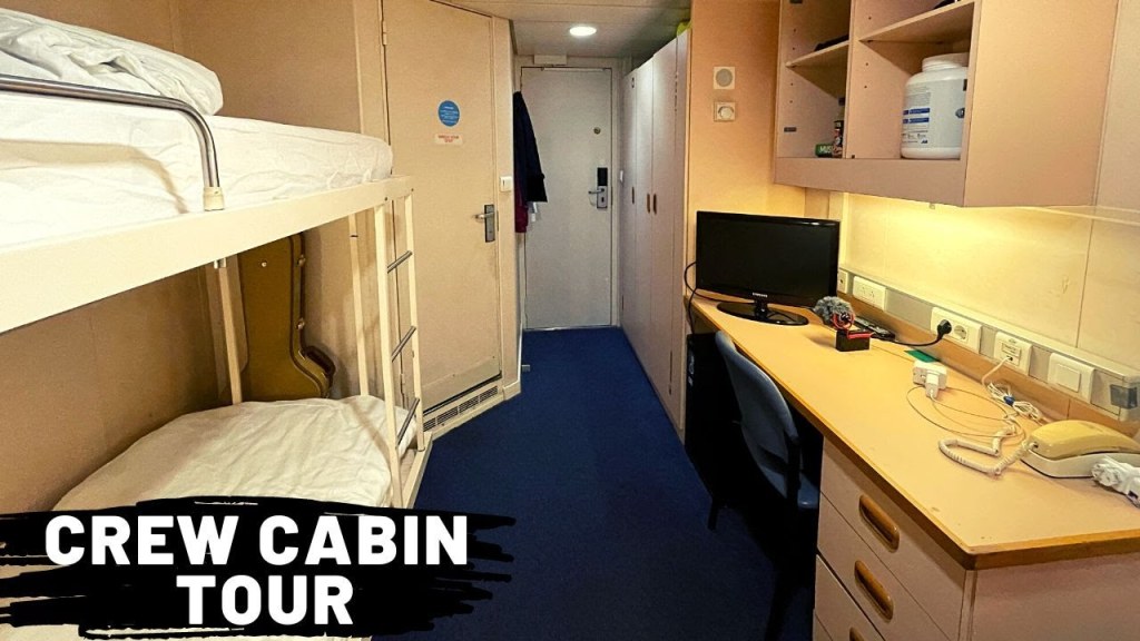 cruise ship crew cabins - Crew Cabin Tour on a Cruise Ship