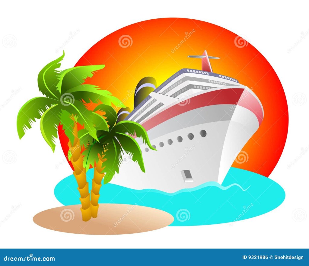 free clip art cruise ship - Cruise Clipart Stock Illustrations – , Cruise Clipart Stock