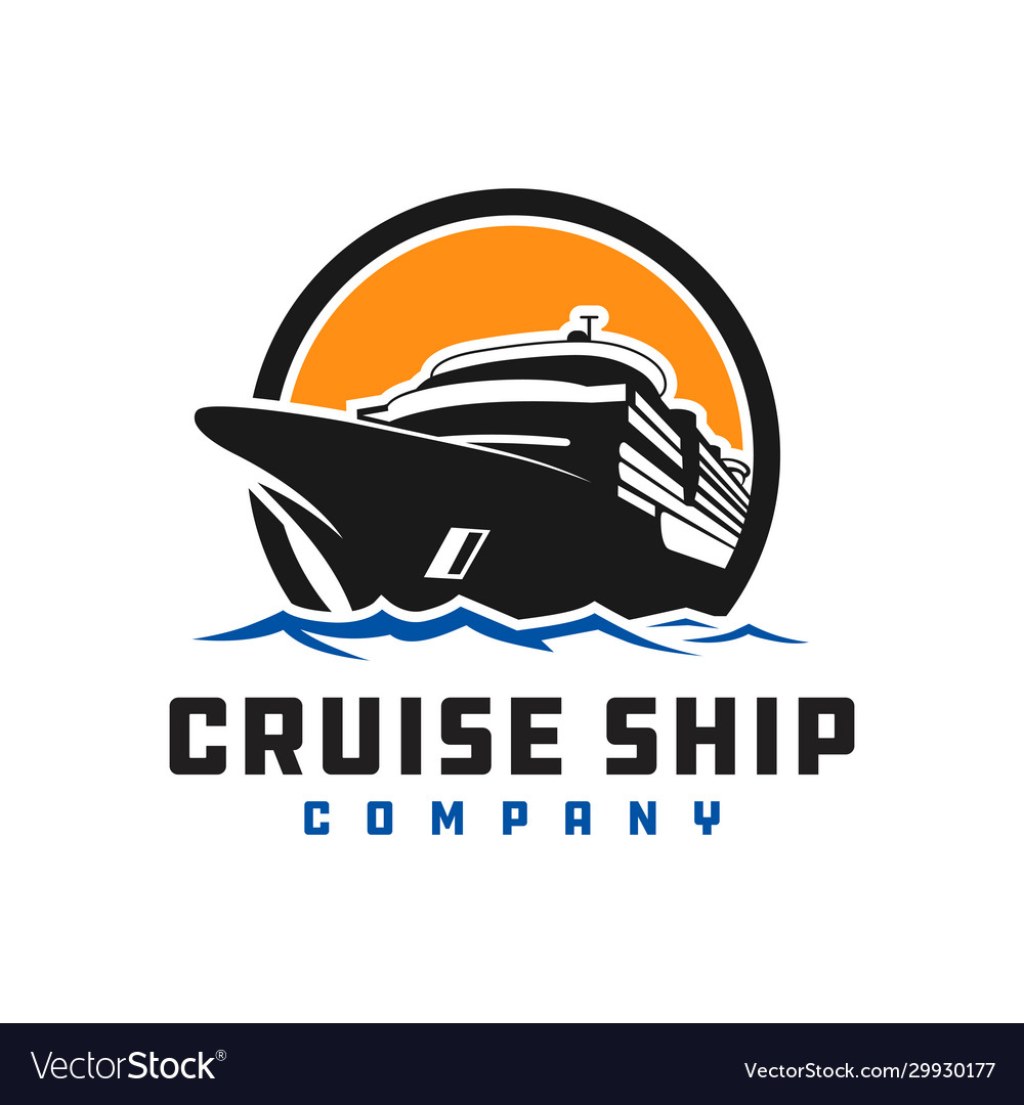 cruise ship logo images - Cruise ship logo design Royalty Free Vector Image