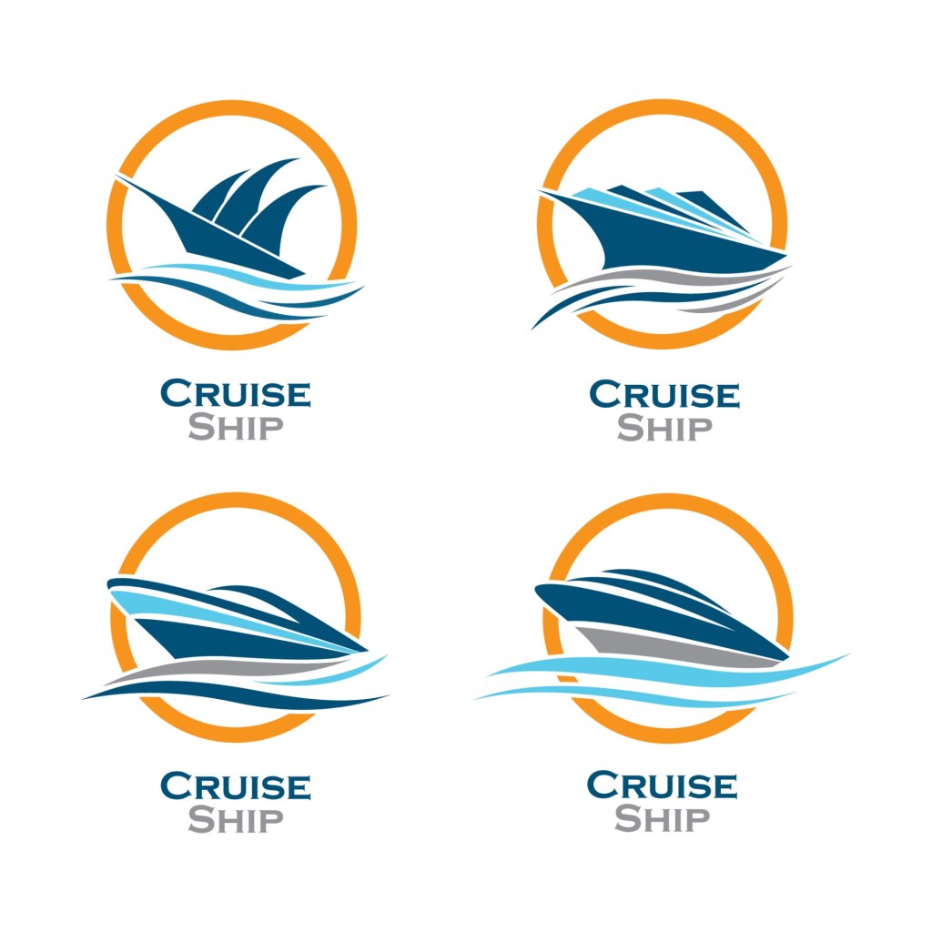 cruise ship logos images - Cruise ship logo images  Vector Art at Vecteezy