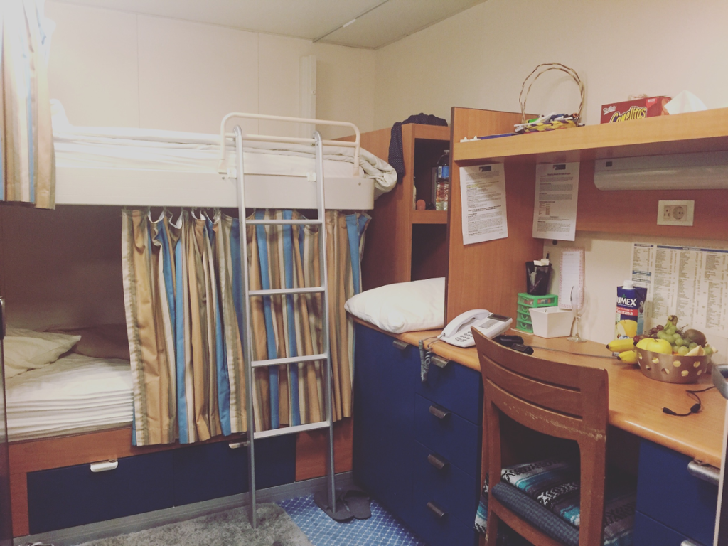 cruise ship crew cabins - Cruise Ship Workers Reveal the Tiny Cabins They Live in: PHOTOS