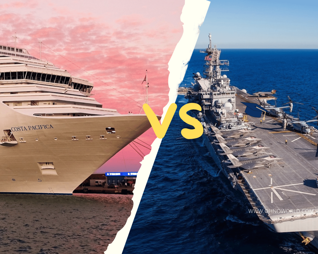 cruise ship compared to aircraft carrier - Cruise Ships vs Aircraft Carriers - Which One Is The Best?