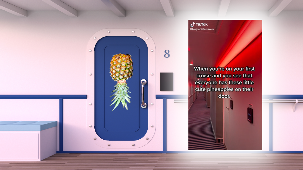 pineapple on cruise ship - First time cruise ship guest finds out the x-rated meaning of