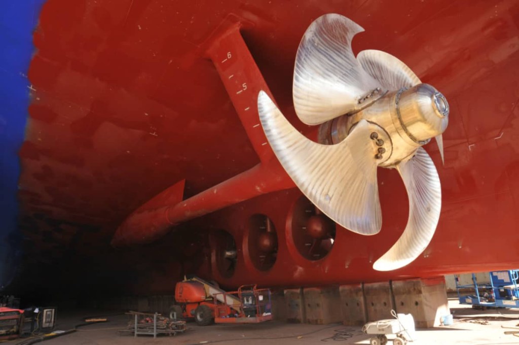 propellers on a cruise ship - How Fast Does a Cruise Ship Propeller Spin?