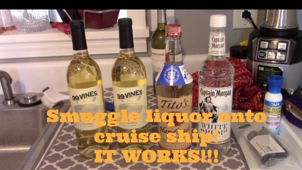 getting alcohol on a cruise ship - How to Sneak Alcohol On A Cruise:  Sneaky Products