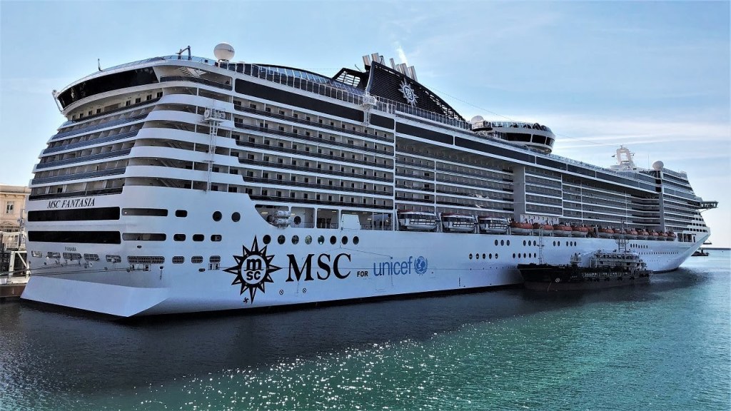 fantastica msc cruise ship - MSC Fantasia cruise ship  K