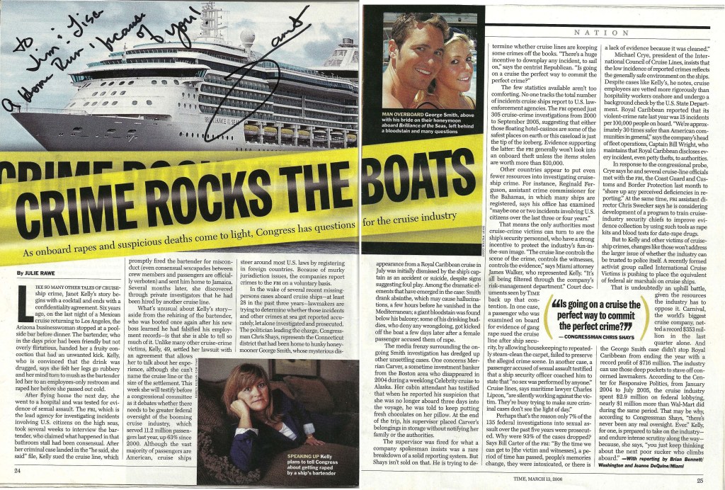 cruise ship crime - Reason No