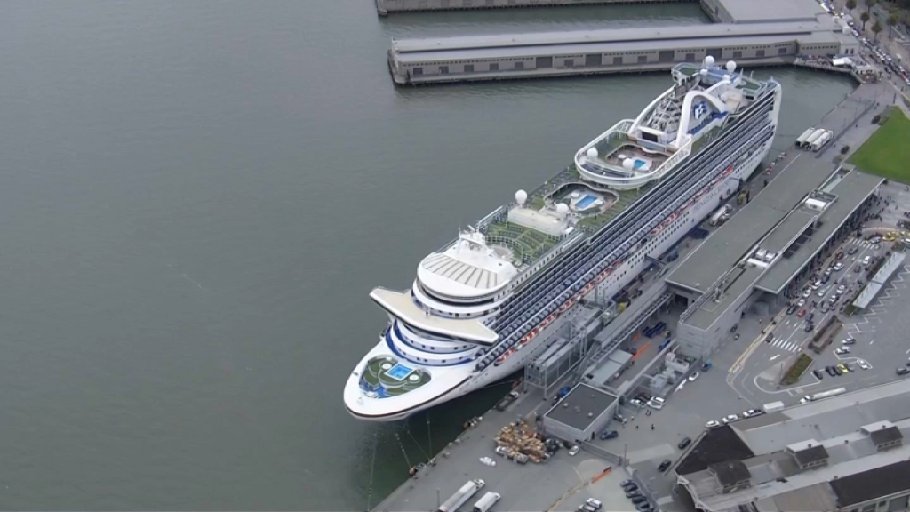 port of san francisco cruise ship schedule - Ruby Princess cruise ship remains in San Francisco port after hitting