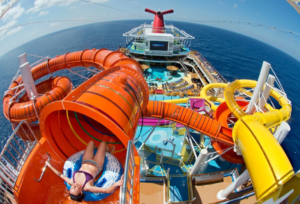 the best cruise ship waterslides and watery fun zones the points guy