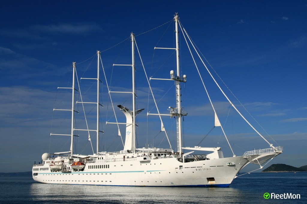 vessel wind spirit cruise liner imo mmsi