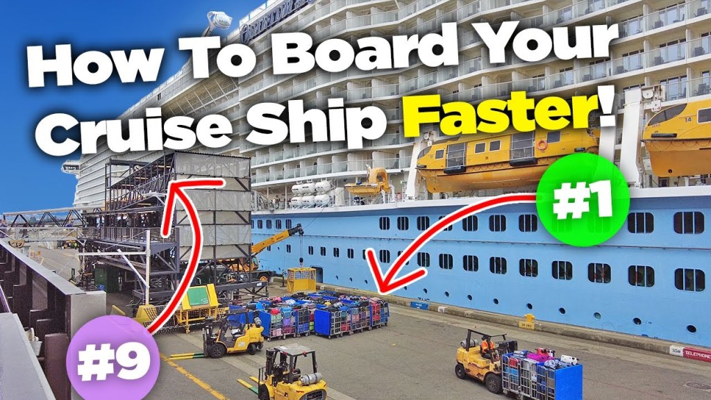how to board a cruise ship - ways board your cruise ship faster!